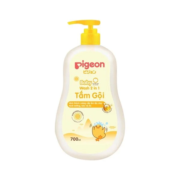 Top 10 sữa tắm thảo dược lành tính tốt nhất cho bé hiện nay Sữa tắm gội Pigeon
