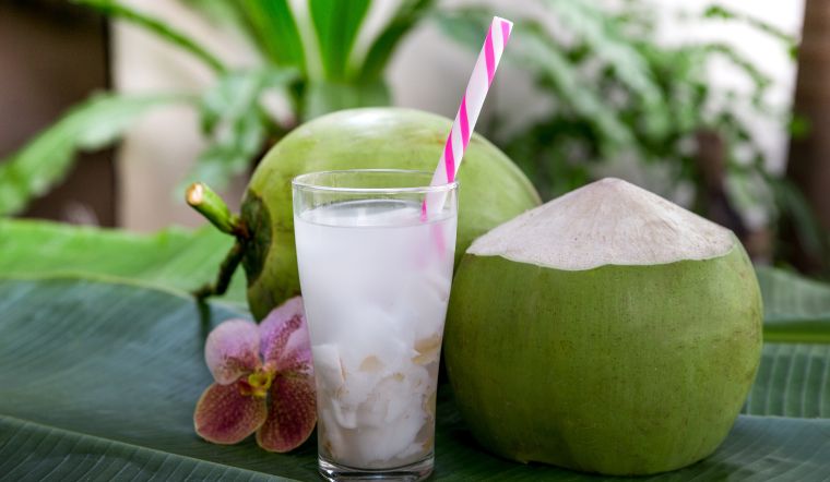 Cách giải rượu bia cực nhanh vào dịp lễ Uống nước dừa giúp hỗ trợ quá trình giải rượu