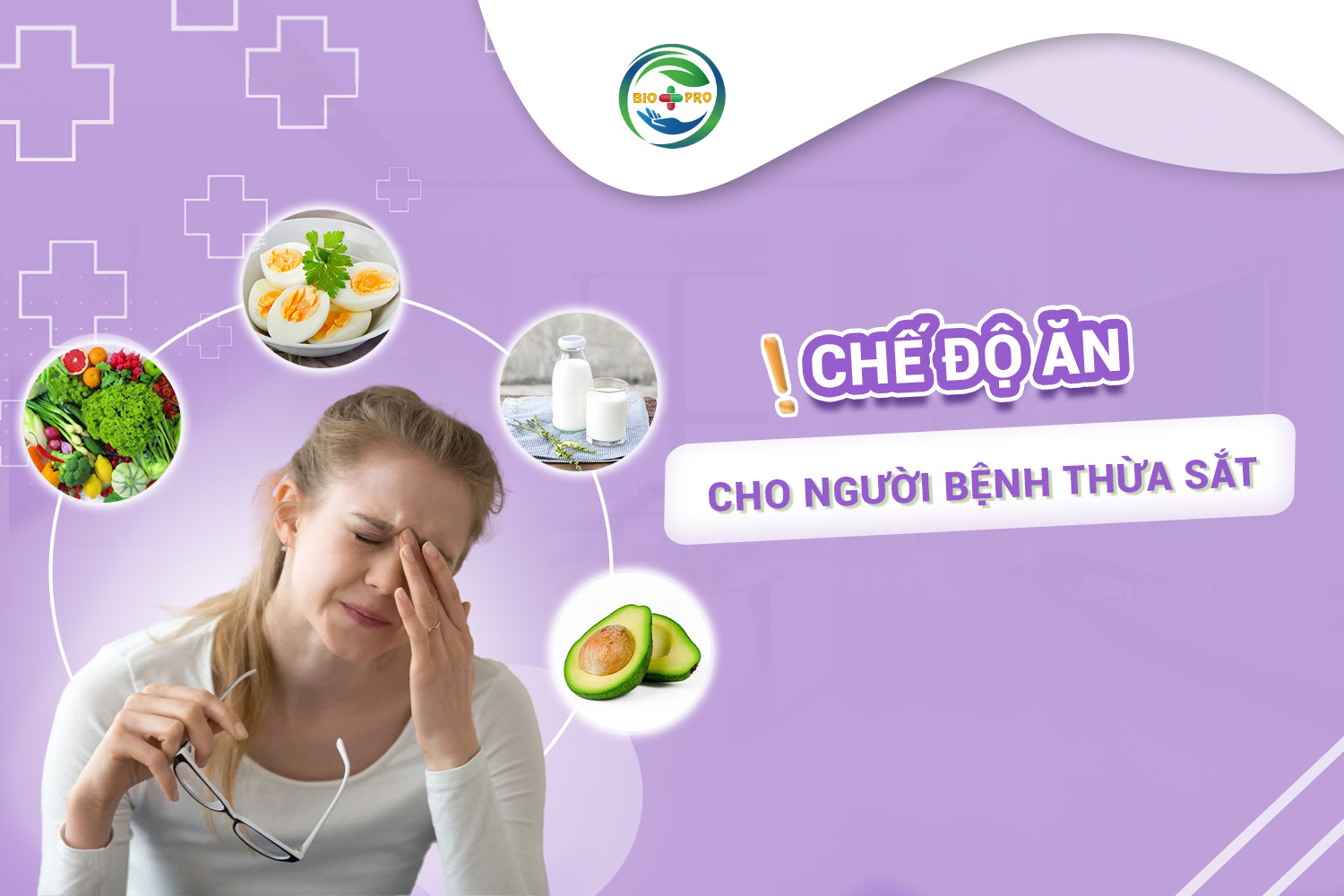 Chế độ ăn cho người bệnh thừa sắt